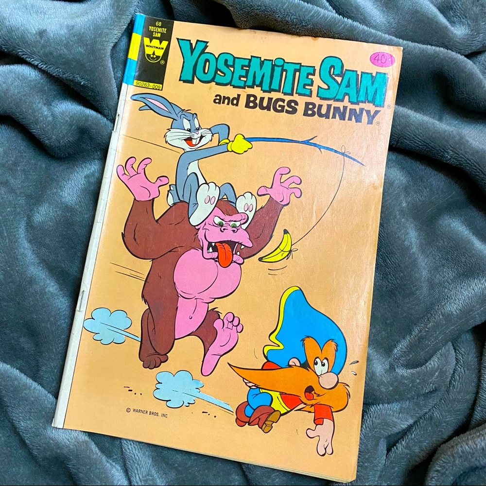 Vintage 1980 Yosemite Sam and Bugs Bunny Comic #68 Part of Whitman 3 Pack